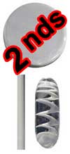 Seconds Oregon Gray Borocolour Rod 33 COE (sold by the pound) link