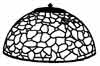 Dogwood Dome (12 in.) Lamp Mold Kit 309 pieces link