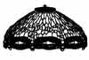 Dragonfly Cone (22 in.) Lamp Mold Kit 513 pieces small photo