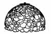 Hydrangea Dome (25 in.) Lamp Mold Kit 711 pieces small photo