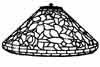 Peony Cone (16 in.) Lamp Mold Kit 402 pieces small photo